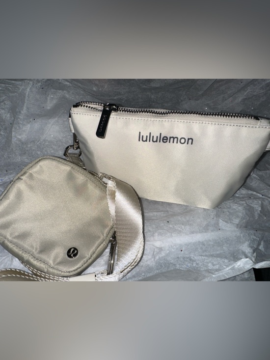 lululemon athletica Handbags - lululemon athletica Cream Mini Crossbody and Pouch Set